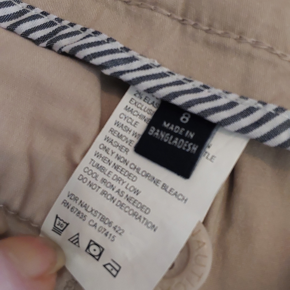 🌺 NWT Nautica Tan Walking Shorts - Picture 8 of 8